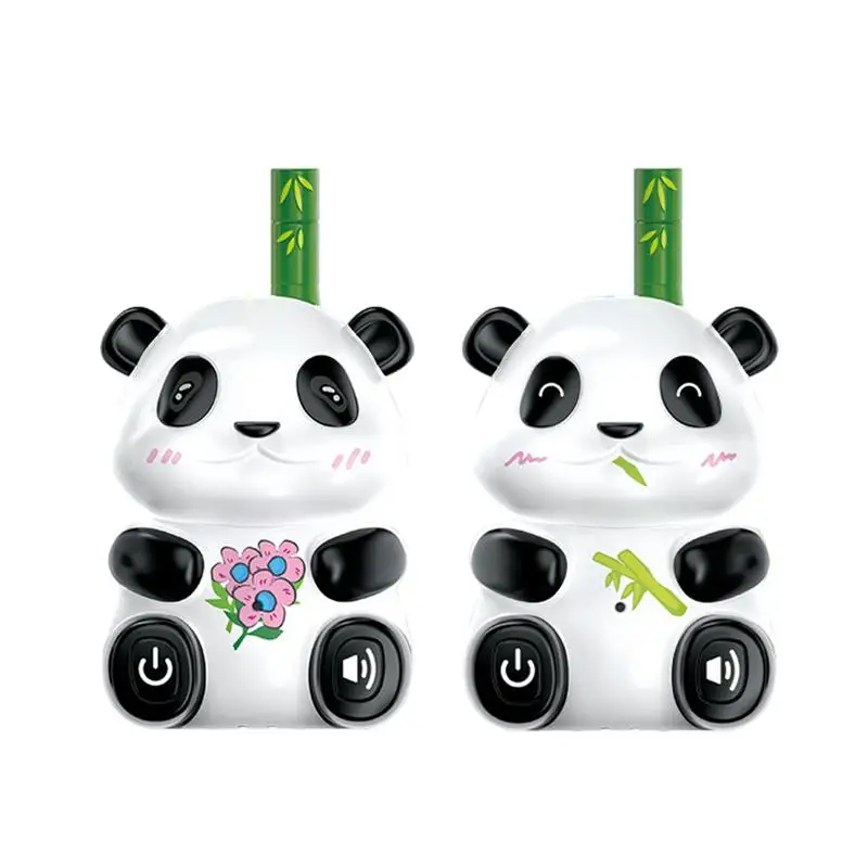 Family Walkie Talkies Cute Panda Design Walkie Talkie Walkie Talkies Wireless Remote Communication Walkie-Talkie Toys Walkie