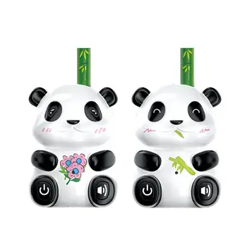 Aile Walkie Talkies sevimli Panda tasarım Walkie Talkie Walkie Talkies kablosuz uzaktan iletişim walkie-talkie oyuncaklar Walkie