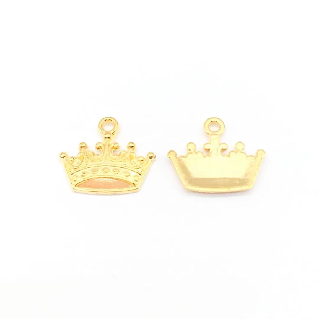 30pcs Charms crown 15x18mm 5 colors Plated Pendants Antique Jewelry Making DIY Handmade Craft