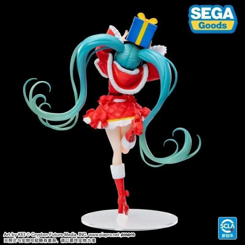 本物のセガ初音ミククリスマスギフトルミナスタボーカロイドコレクターオーナメントアニメフィギュアモデルおもちゃ新品未開封在庫あり