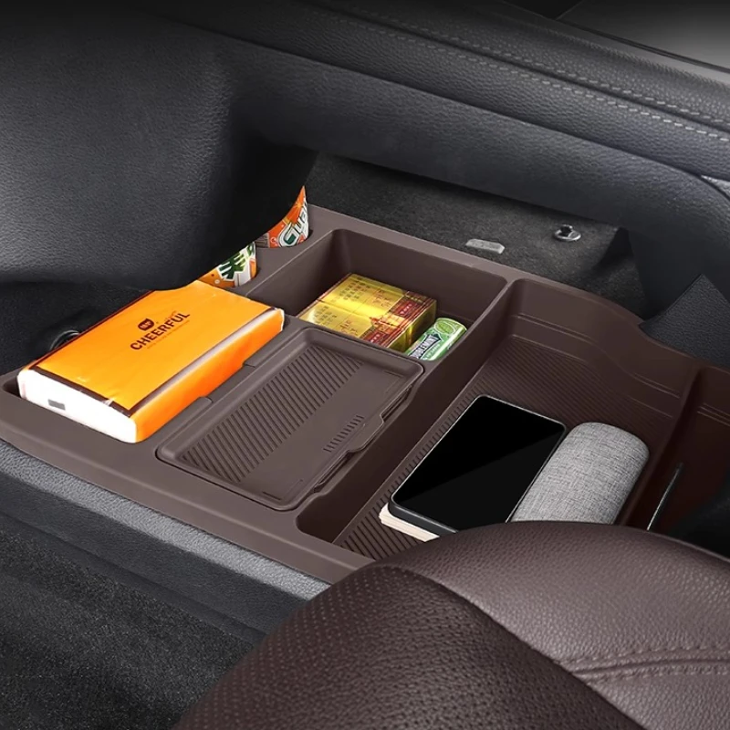 

Ящик для хранения центрального управления, ящик для хранения для Toyota Sienna Granvia 2025 Senna, силиконовый ящик для хранения, аксессуары для модификаций автомобиля