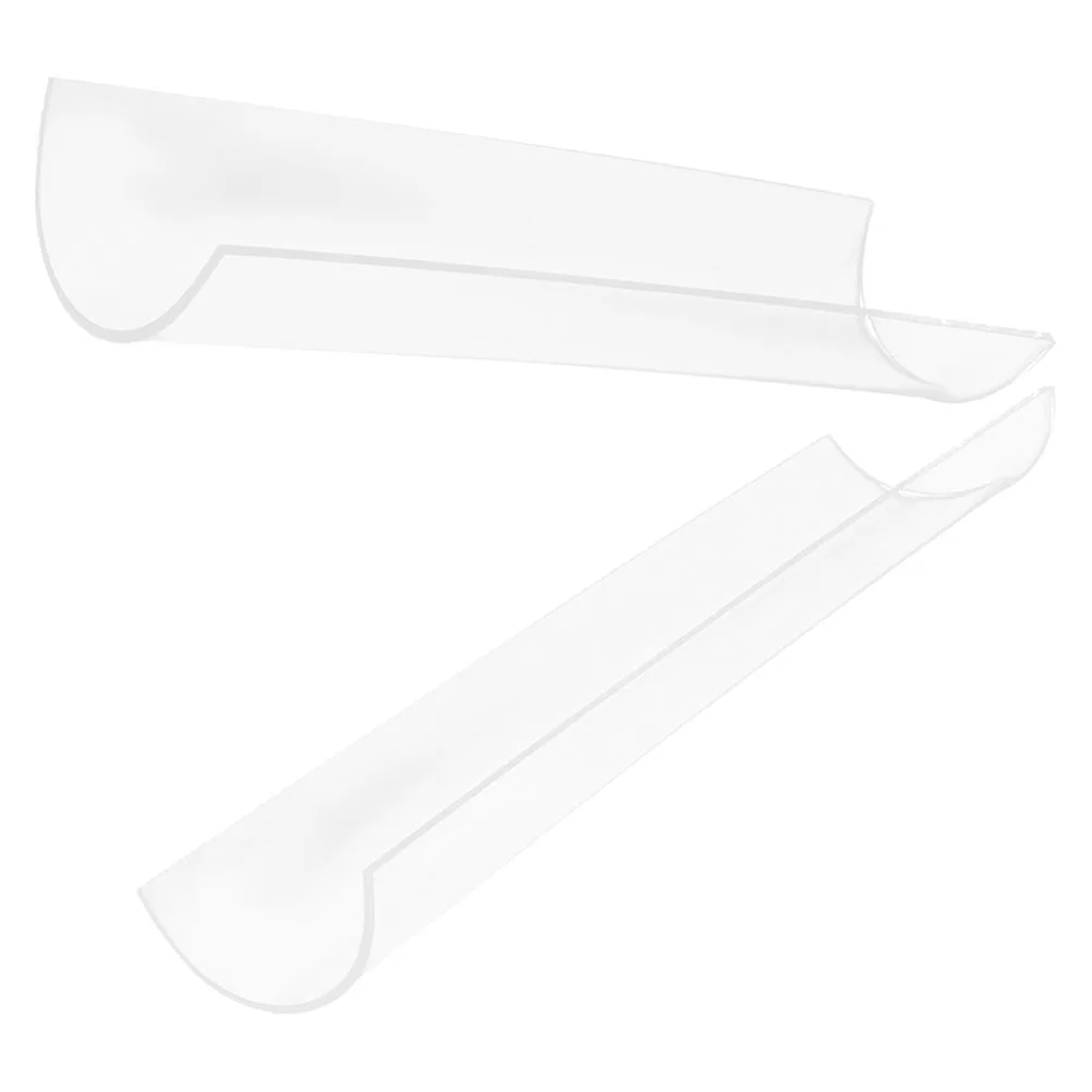 

2Pcs Acrylic U-Shaped Cake Roll Organizer Clear Baking Mold for Home and Bakery Easy Demoulding Tool Cake Roll Organizer