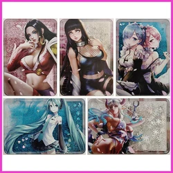 Anime Goddess Story Rare Quicksand Refraction Foil Yamato Hatsune Miku Hancock Toys for boys Collectible Cards Birthday Present