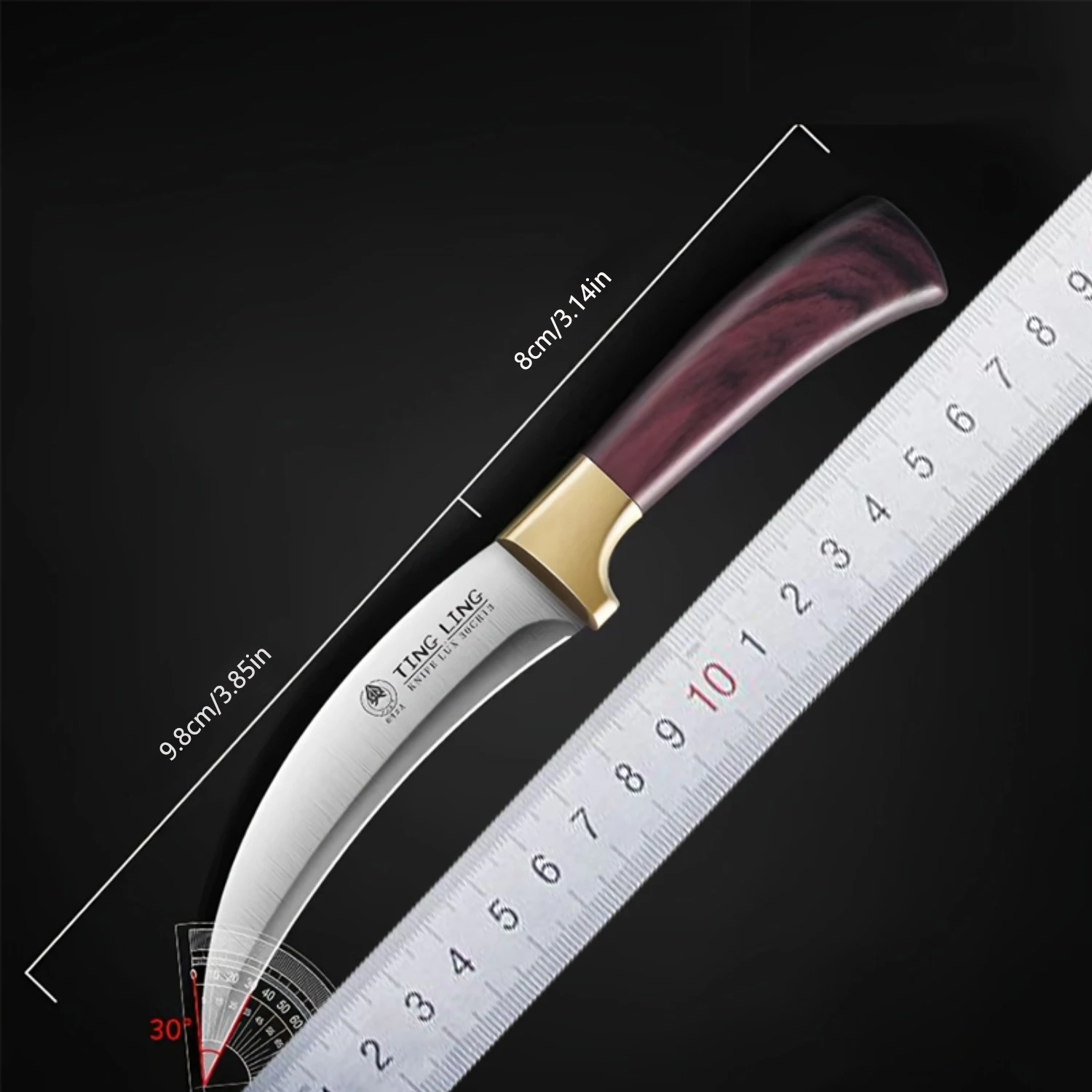 1PC Outdoor high hardness cutting knife, bone removal special knife, fruit knife, peeling knife U9195