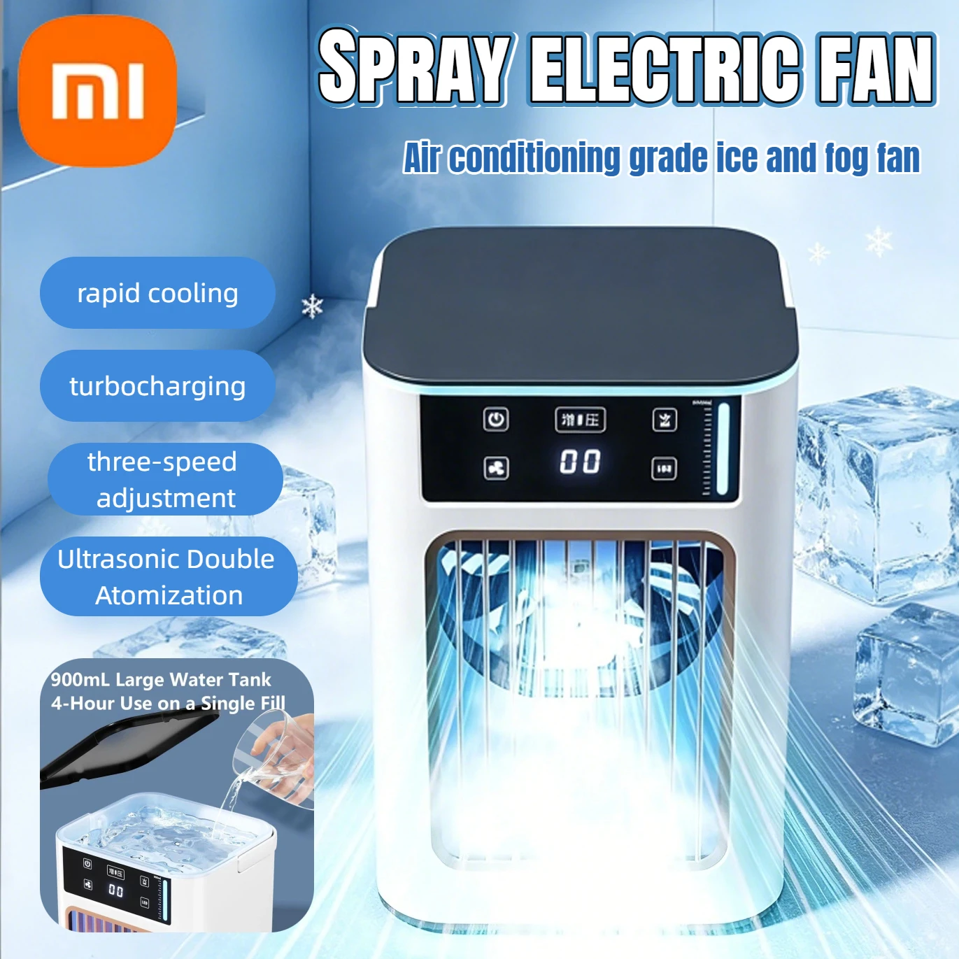 usb-air-cooler-portable-desktop-cooling-fan-humidifier-dual-mist-spray-water-tank-ice-box-bedroom-home-low-noise-fan