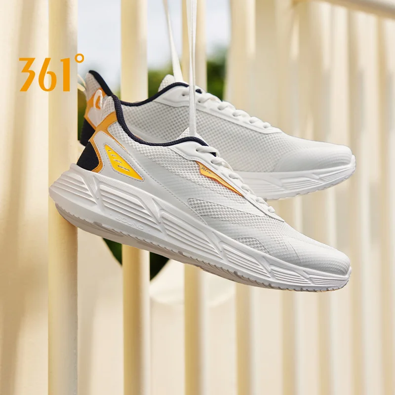 

361 Degrees Men Running Shoes Spring New Mesh Lightweight Trendy Cushioning Durable Comfortable Stable Male Sneakers 672512237