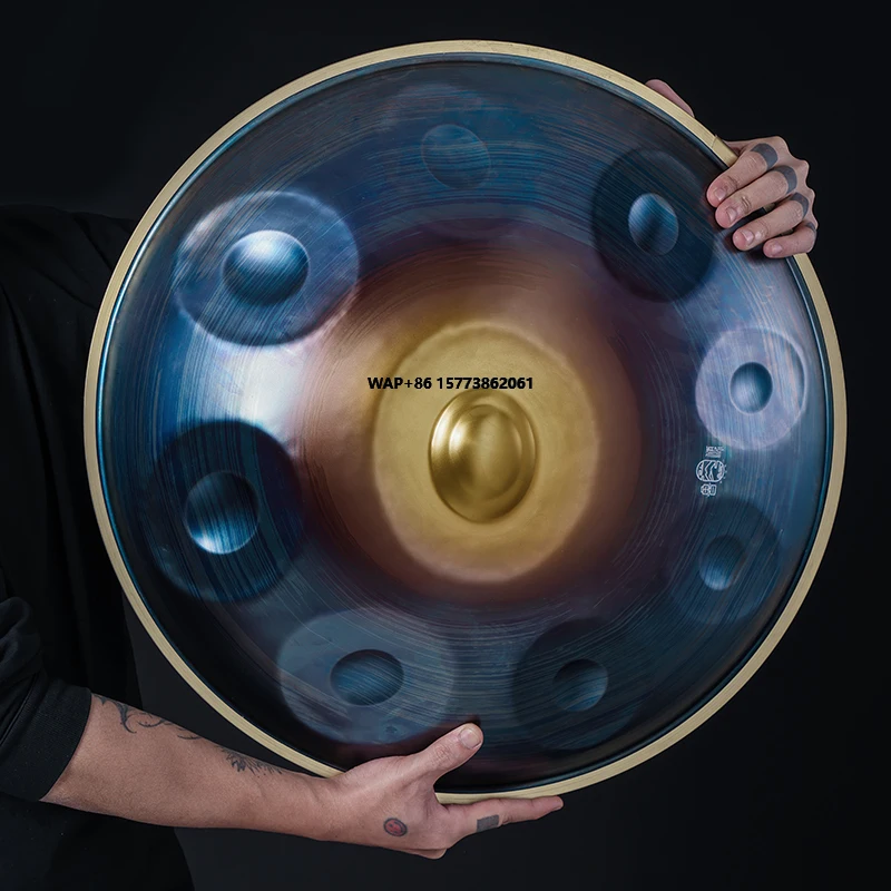 

Ручной ручной работы 9/10 нот 22 дюйма D Kurd 432 Гц DC04 Сталь и барабаны Ударный инструмент Звуковое исцеление Настраиваемый