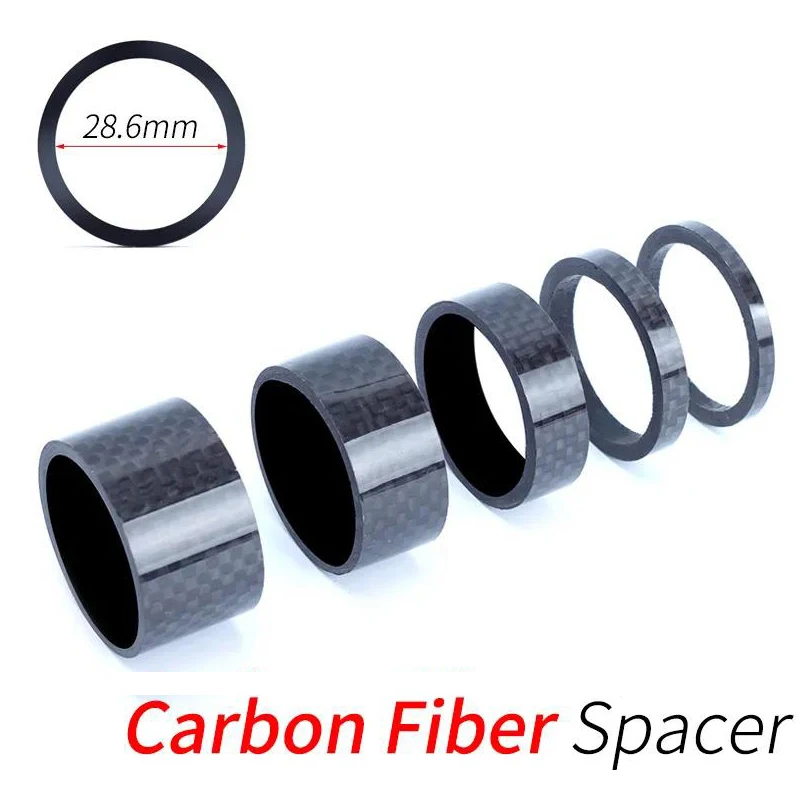 Bicycle Headset Spacer Carbon Fiber Washer 28.6mm 1-/8\