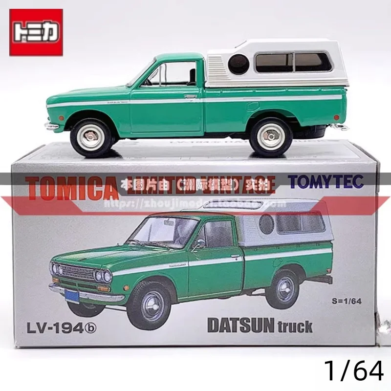 TOMICA TLV 1:64194b Pickup North American Shiren Green, alloy static miniaturized car tide play model, holiday gift for boys.