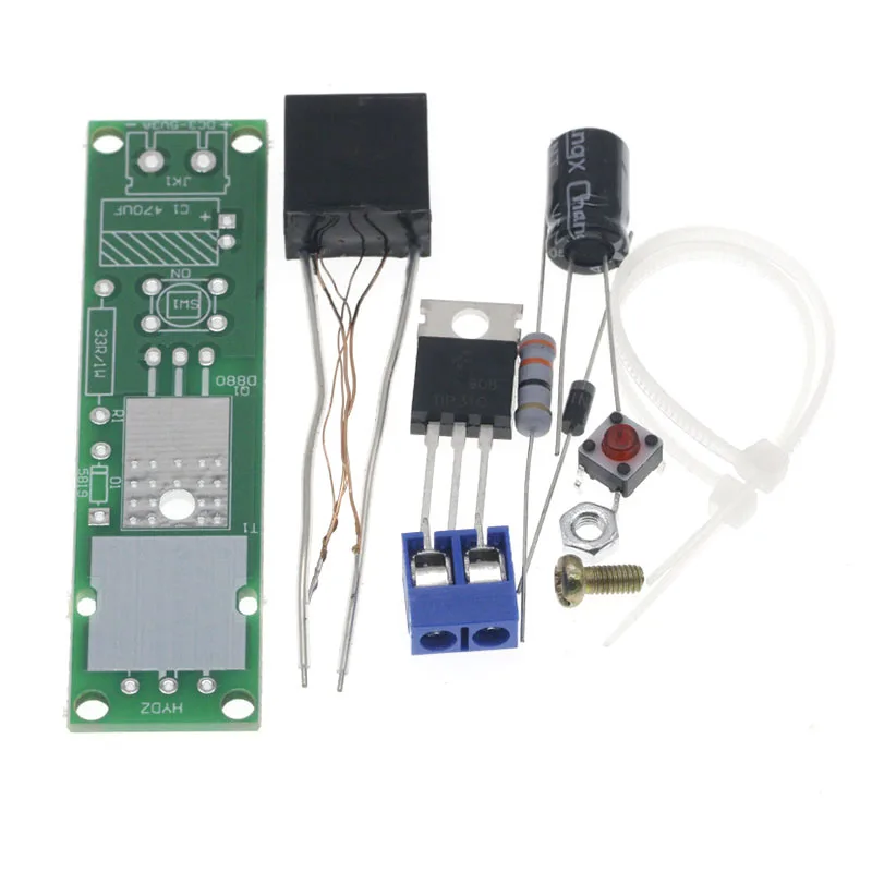 DC3-5V DIY Kit High Voltage Generator Arc Igniter Lighter  for  Electronic Production Suite