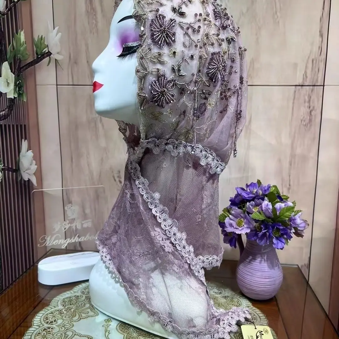 

Hijab Muslim Women Shawl Headscarf Luxury Tassels Scarf Malaysia Prayer Kufi Islam Chiffon Turban