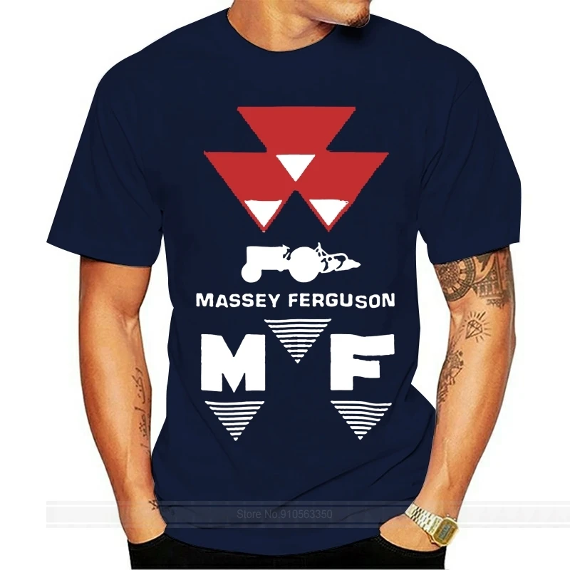 Massey Ferguson Tractors Mens Tees S to 3XL Black T-shirt cotton tshirt men summer fashion t-shirt euro size