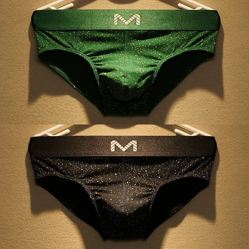 Men\'s Triangle Underwear Pure Cotton Summer Thin Fashionable And Trendy Youth Loose And Breathable Triangle Underwear