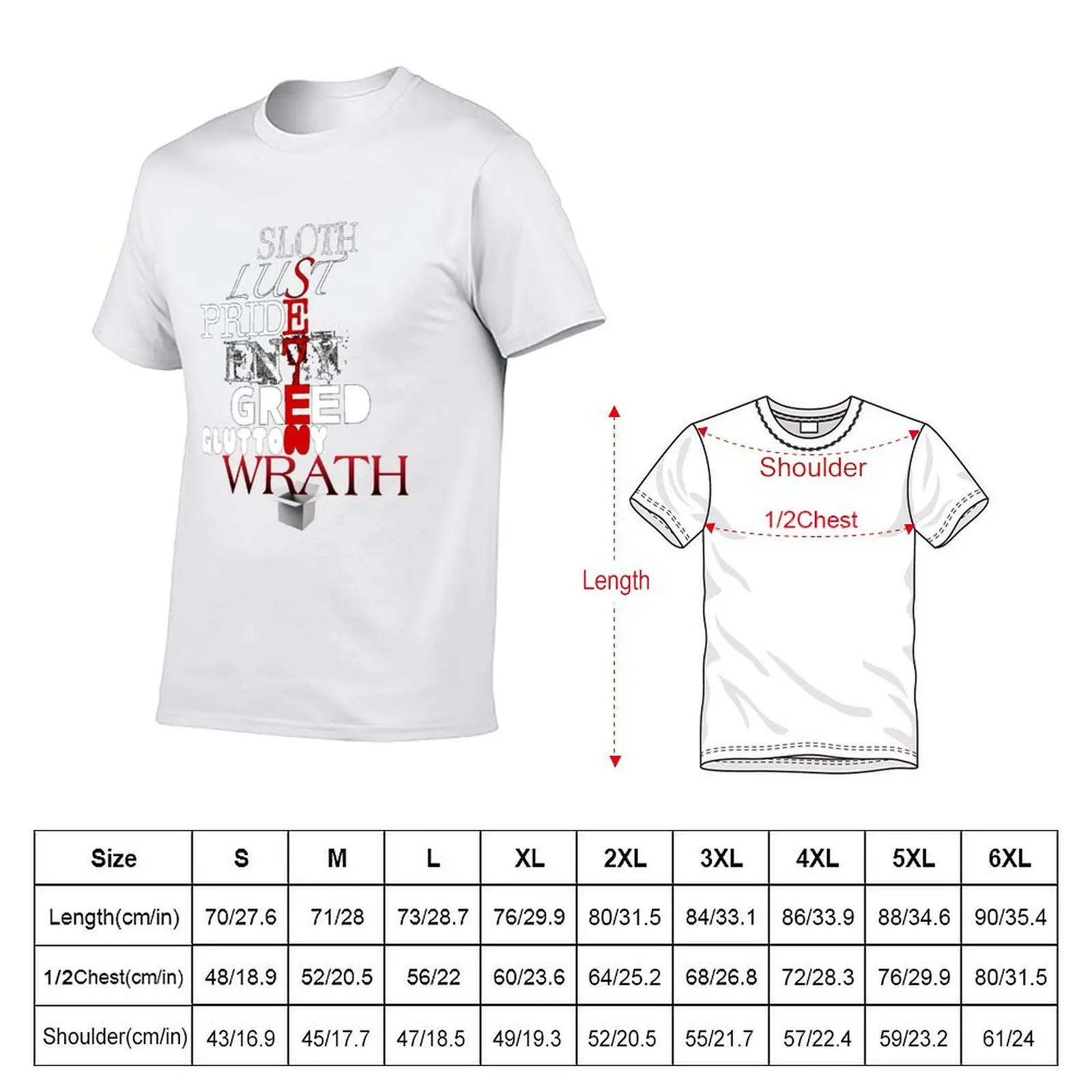 SE7EN T-Shirt t shirts for man slim fit t shirt man cotton T-Shirt