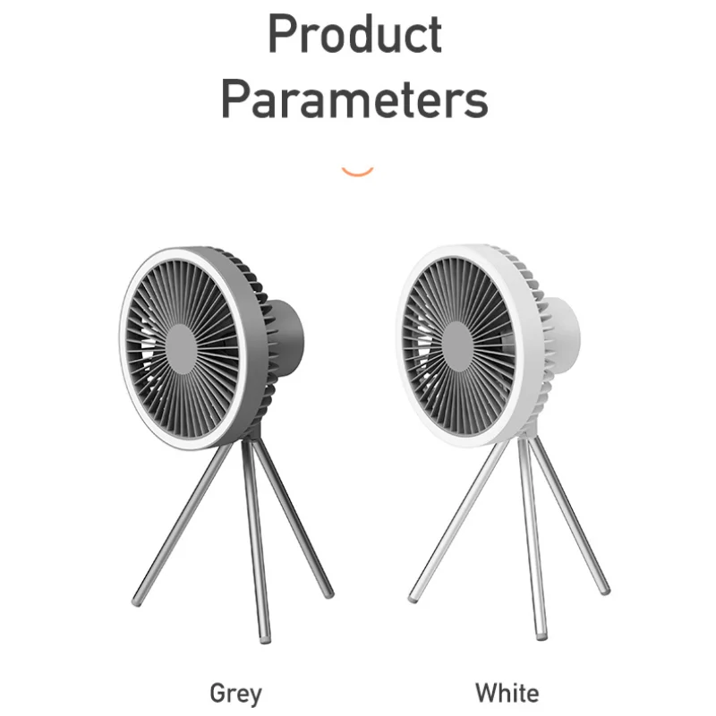 Camping Fan Hanging Dual-use Outdoor Fan Light USD Travel Tent Portable Small Ceiling Fan Cool Camping Equipment