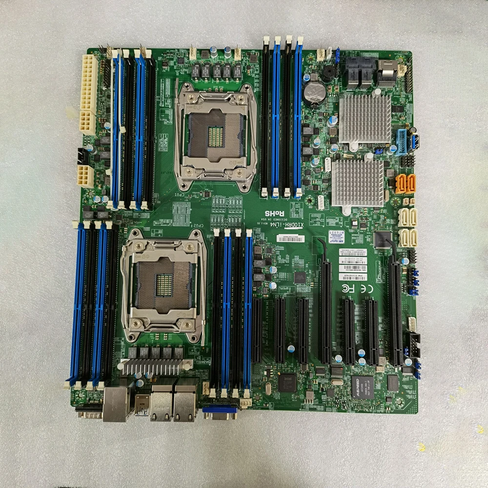 For Supermicro X10DRH-ILN4 server mainboard X99 dual LGA 2011 supports E5-2600 V3/V4 image 4