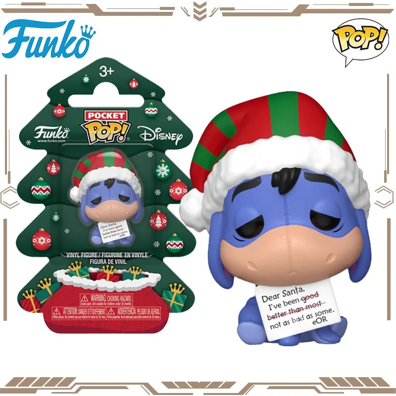 

Funko POP Original Winnie The Pooh Christmas Tree Eeyore Action Figure Toys for Boys Girls Gift Collectible Model Ornaments