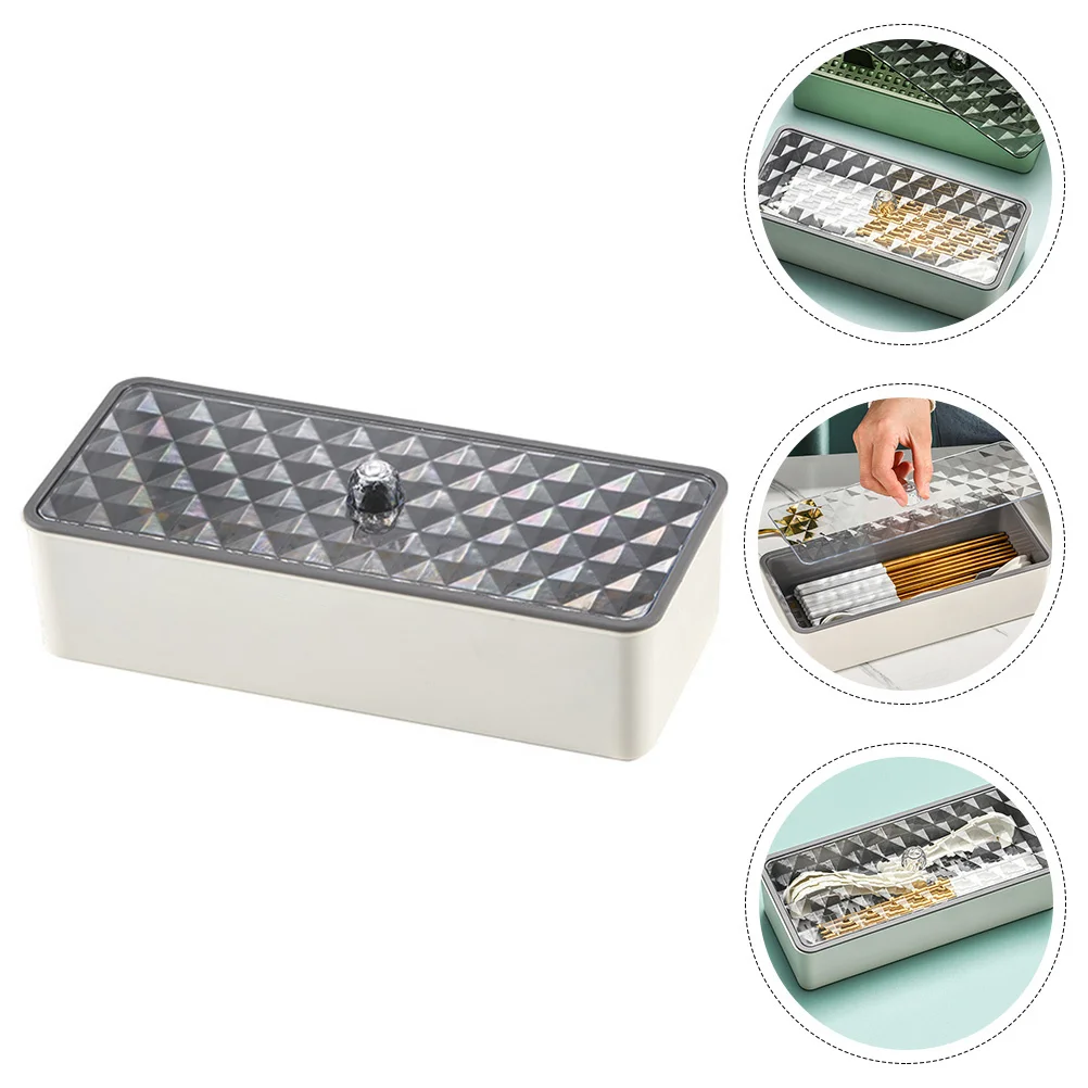 

Utensil Storage Container Tableware Organizer Countertop Cutlery Case Home Accessory Practical Design Tableware Storage Box