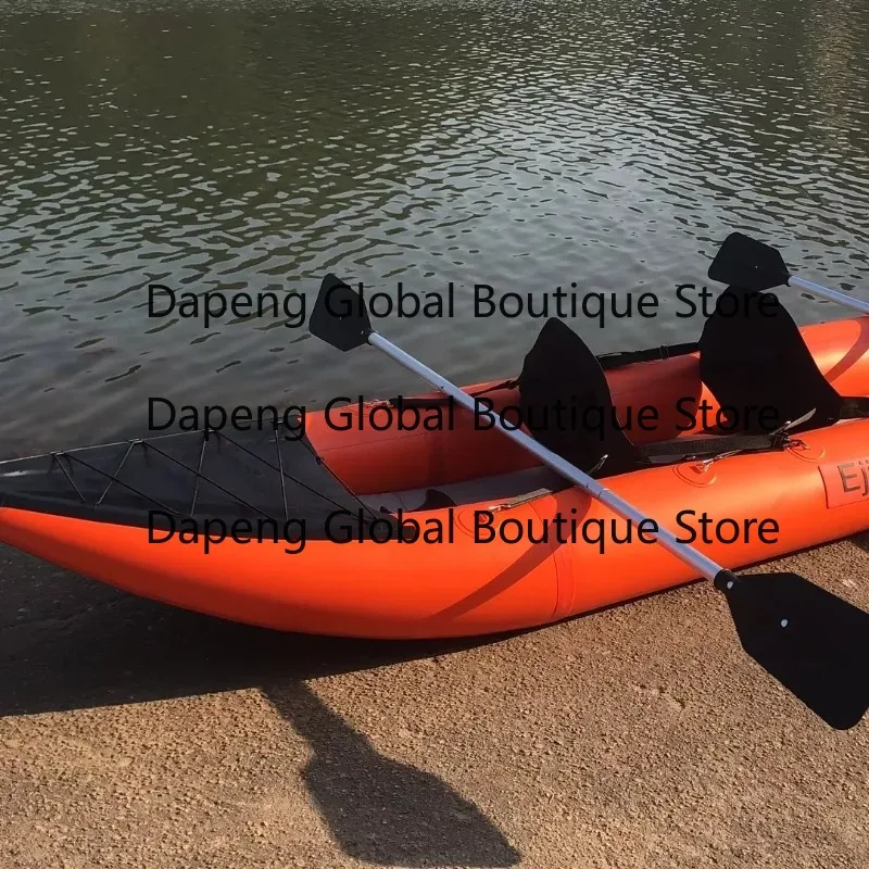 Factory Custom Inflatable Water Rowing Boat Air Folding Kayak Inflatable Water Sports Boat Kayaking for 2 Persons
