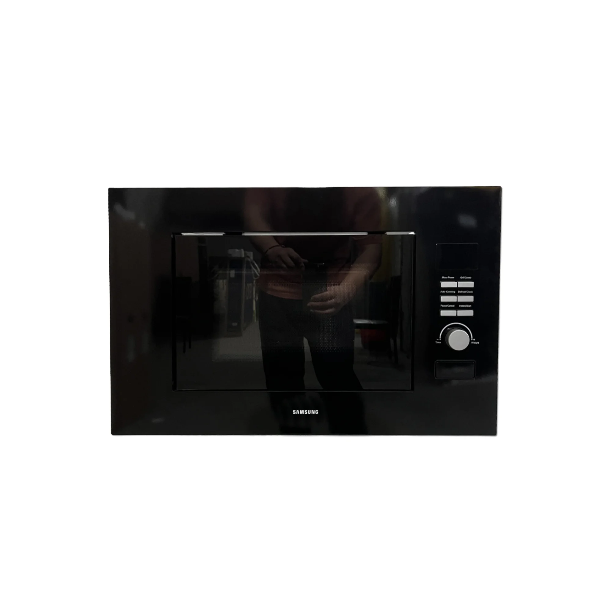 20L Black Silver Built-in Stainless Steel Microwave Oven Electric Power Source Steam Cooking Mechanical Timer Control for