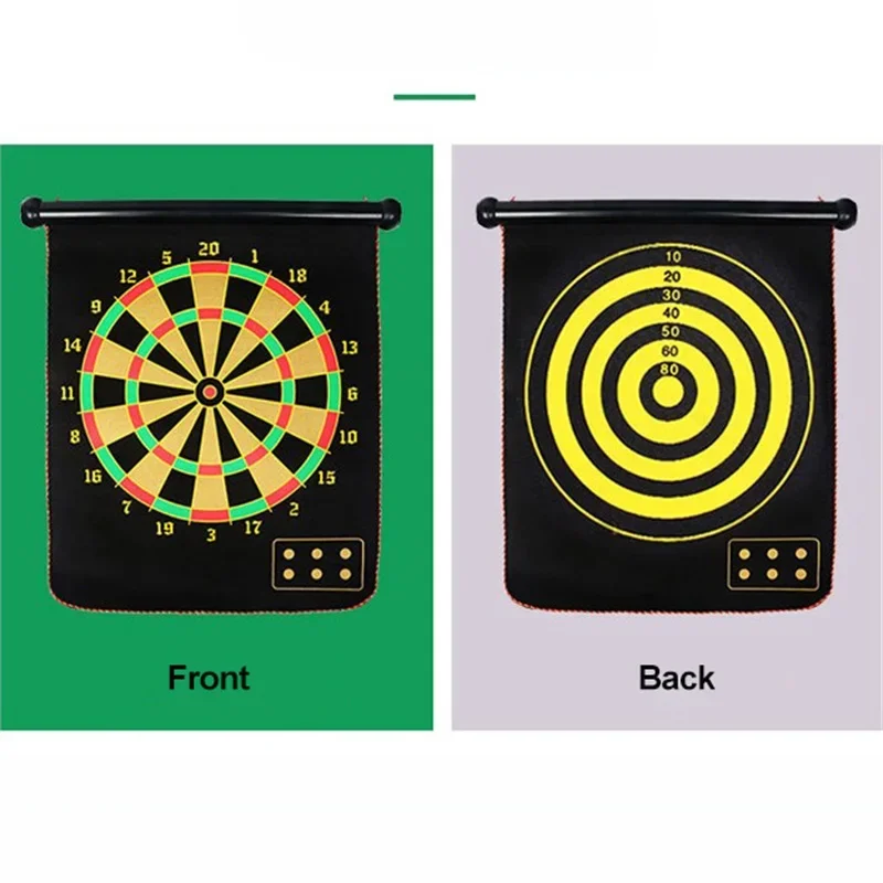 12/15/17 Inches Magnetic Dart Suit Double Sided Flocking Dartboards Plate Of Safety Leisure Board Game Indoor Toys For Children