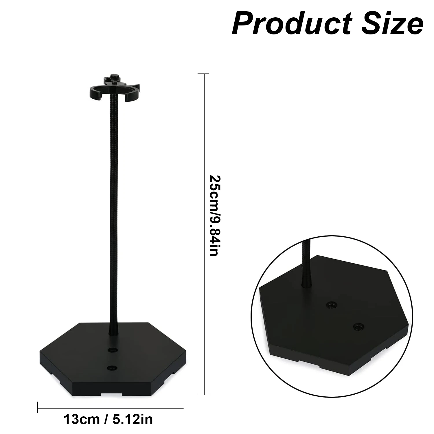 Doll Model Support Stand Action Figure Holder Action Figure Stand for 1/6 1/9 1/12 Scale Puppet Connectable Metal Toy Stand