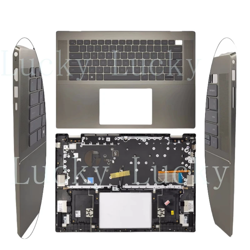 

f New for DELL Inspiron 16 Pro 5620 5625 Palmrest Upper Case backlight US Keyboard