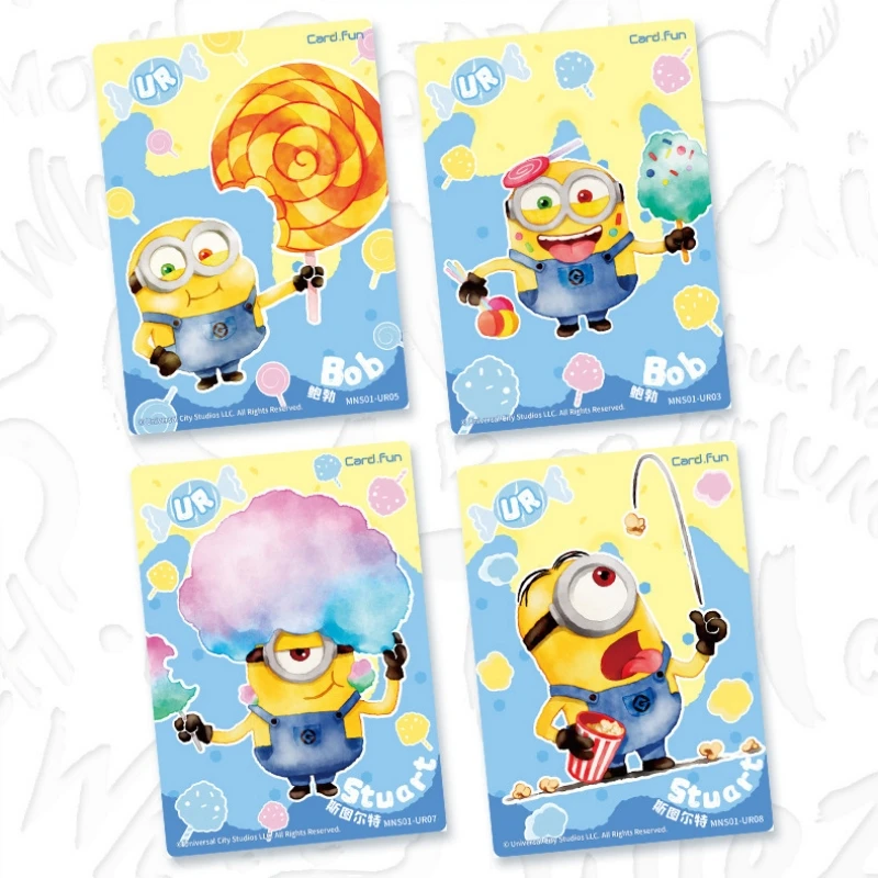 New In Hot Sell Original Box Card.fun Genuine authorization Classic Anime Characters Minions Collection Hobbies Children\'s Gifts