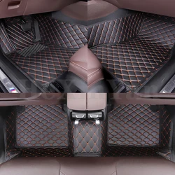 Custom Car Floor Mat for Hyundai Tucson 2015 2016 2017 2018 auto Rug Carpet Footbridge accessories styling interior parts