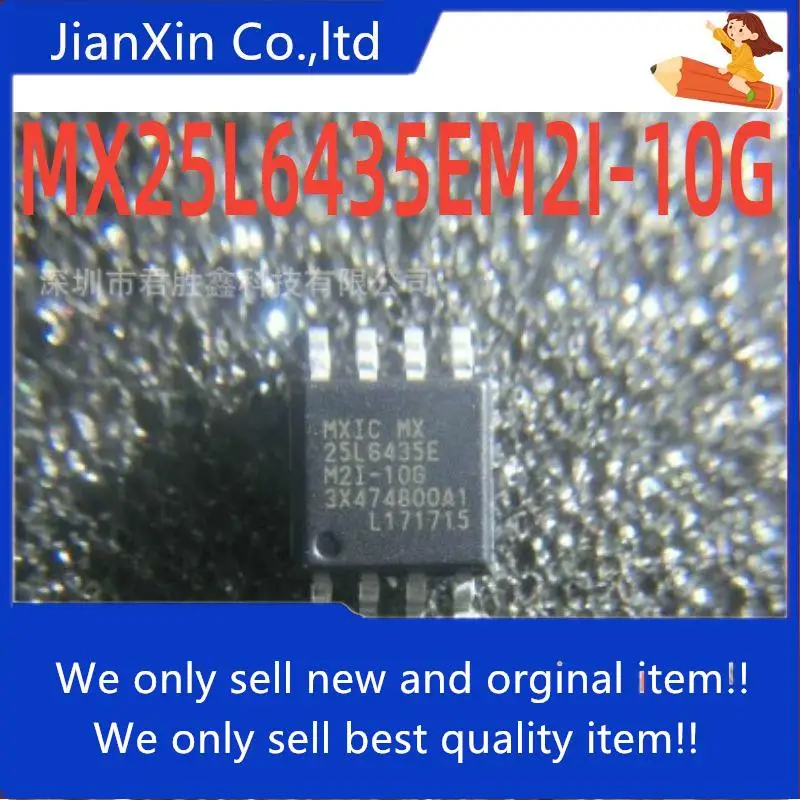 10 Chiếc 100% Orginal Mới MX25L6435EM2I-10G 25L6435EM2I-10G Nhớ SMD IC