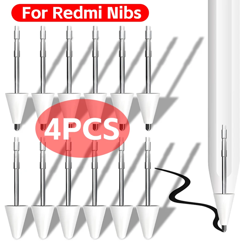4/2/1PCS Smart Stylus Pen Replaceable Nib for Xiaomi Mi Pad Redmi Pencil Nibs Wear-resistance High Sensitivity Replacement Tips