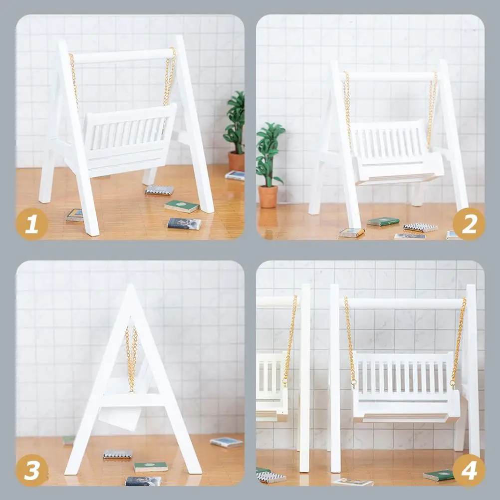 ドールハウス スイング ミニ アクセサリー ポーチ ミニチュア モデル 家具 木製 おもちゃ 部屋