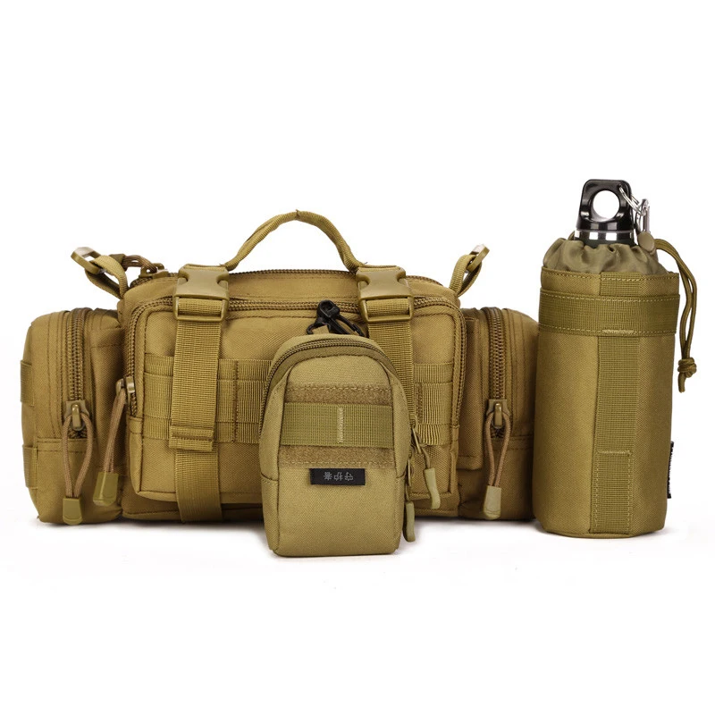 

3P Magic Tactical Waist Bag Multipurpose Outdoor Climbing Running Bag Crossbody Handle Casual Waterproof 1000D Camouflage Bag