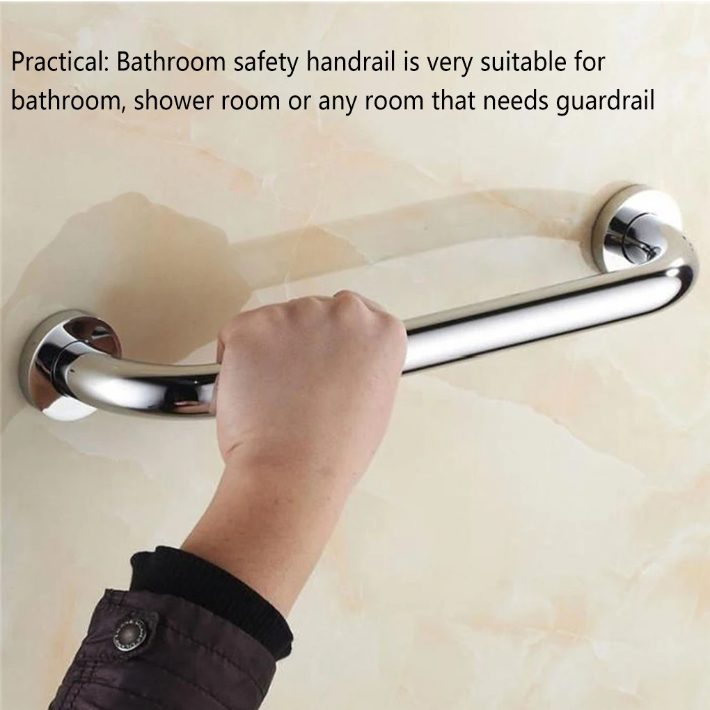 Towel Grab Bar Stainless Steel Bath Holder Anti-skidding Wall Bar Handle Good Grip for Thicken Vanity Home Room  50 cm