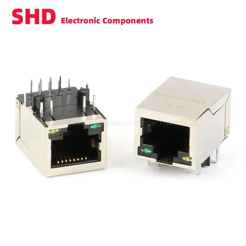 5 шт. HR911105 HR911105A RJ45 Однопортовый разъем фильтр сетевой розетка трансформатор DIP IC