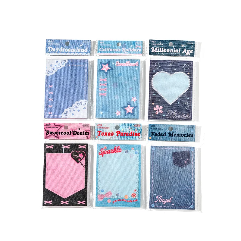 80 Sheet Cute Memo Pad Kawaii Heart Animal Style Sticky Note DIY Decoative Scrapbook Memo Pad Student Supplies