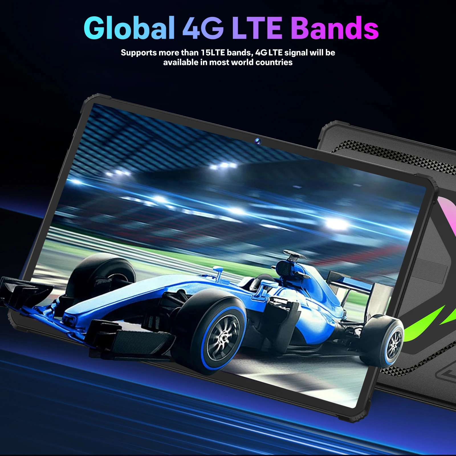Nieuw ontwerp 10,1 inch Android 14 tablet-pc 8 GB 128G Google Play 4G Telefoongesprek Wifi Anti-valverlichtingsmodi GPS 8800 mAh Kids Tab