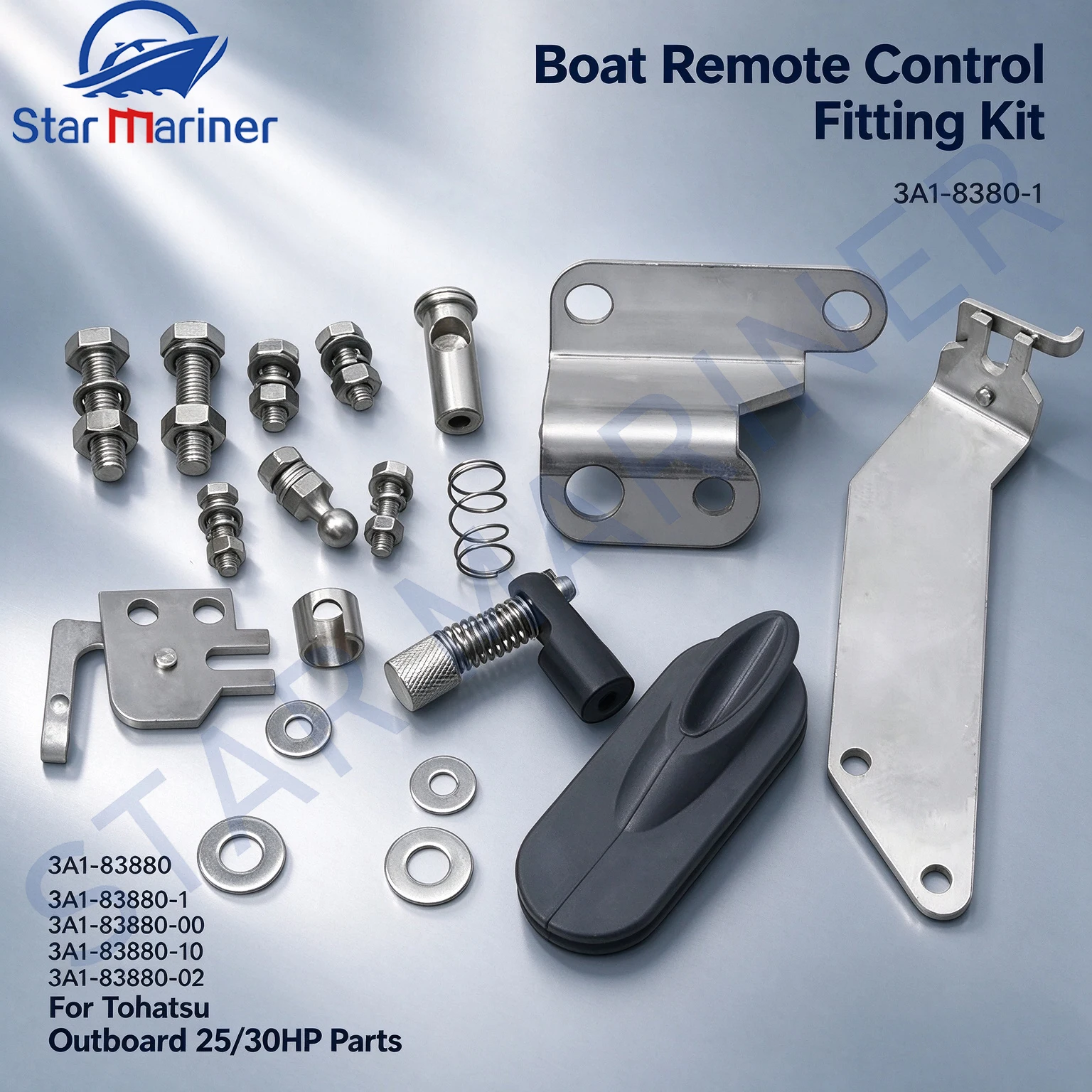 Boat Remote Control Fitting Kit 3A1-83880 3A1-83880-1 3A1-83880-00 3A1-83880-10 3A1-83880-02 For Tohatsu Outboard 25/30HP Parts