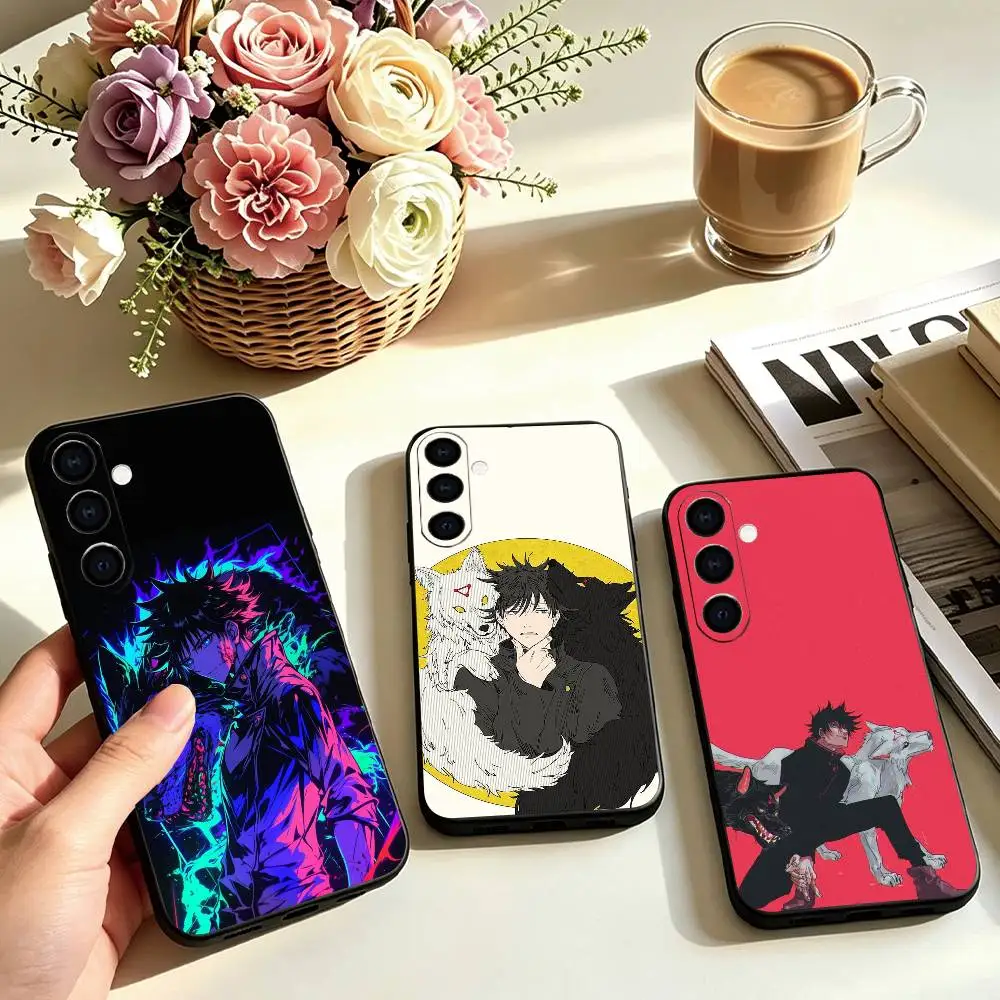 Jujutsu Kaisen  Fushiguro Megumi  Phone Case For Samsung Galaxy A73,A72,A71,A70,A53,A52,A51,Others Soft Black Cover