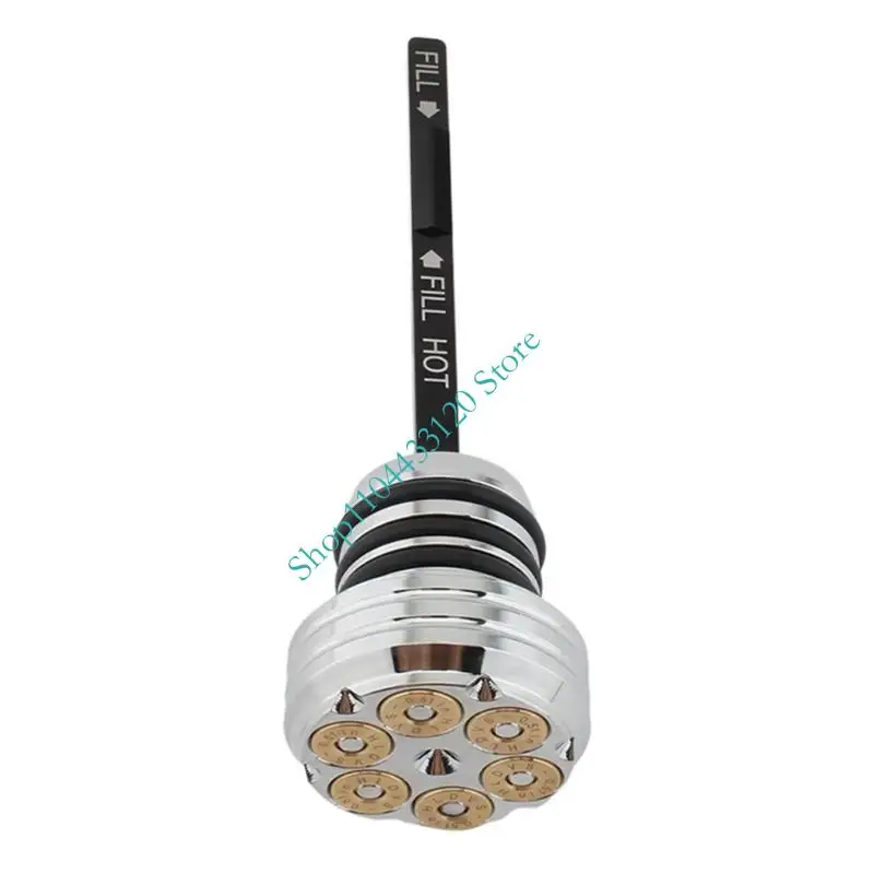 Anti Leak Oil Dipstick with Clear Markings For FLSTF FLSTFB FLSTFBS FLSTF-I Quick Oil Level Checking and Corrosion Resistance in