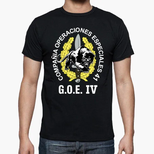 Spanish Legion GOE IV. COE 41 Mod.4 Special Operations Emblem T-Shirt. Summer Cotton O-neck Men\'s Short Sleeve T-Shirt New S-3XL