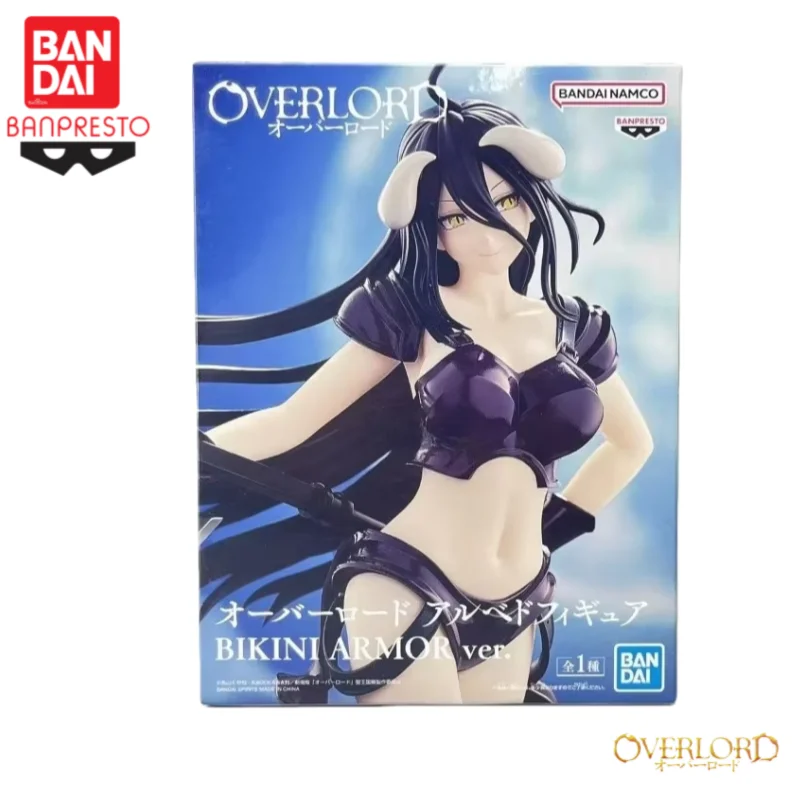 Auf Lager Original 100 % echte Bandai Banpresto Overlord Albedo Urlaub Geschenke Anime Merchandise Action Figur Figur Ornamente