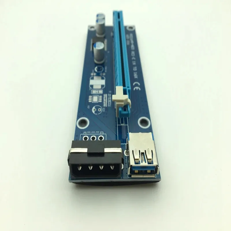 Carte d'alimentation Mini PCIE Riser SATA vers 4 broches IDE Molex, PCI-E PCI Express 1x à 16x, câble USB 3.0 pour BTC Miner Machine Mining