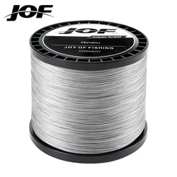 JOF 300M 500M 1000M 4 Strands Braided Fishing Line 0.4-8.0# PE Wire 10-82LB Multifilament Carp Fly Sea Saltwater Pesca