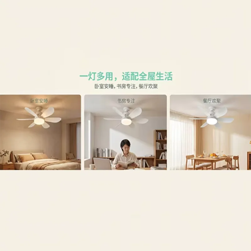 40W E27 LED Ceiling Fan Light Dimmable Color Temperature Modern Ceiling Mount Remote Control Smart Fan Lamp Home Bedroom Decor - view 6