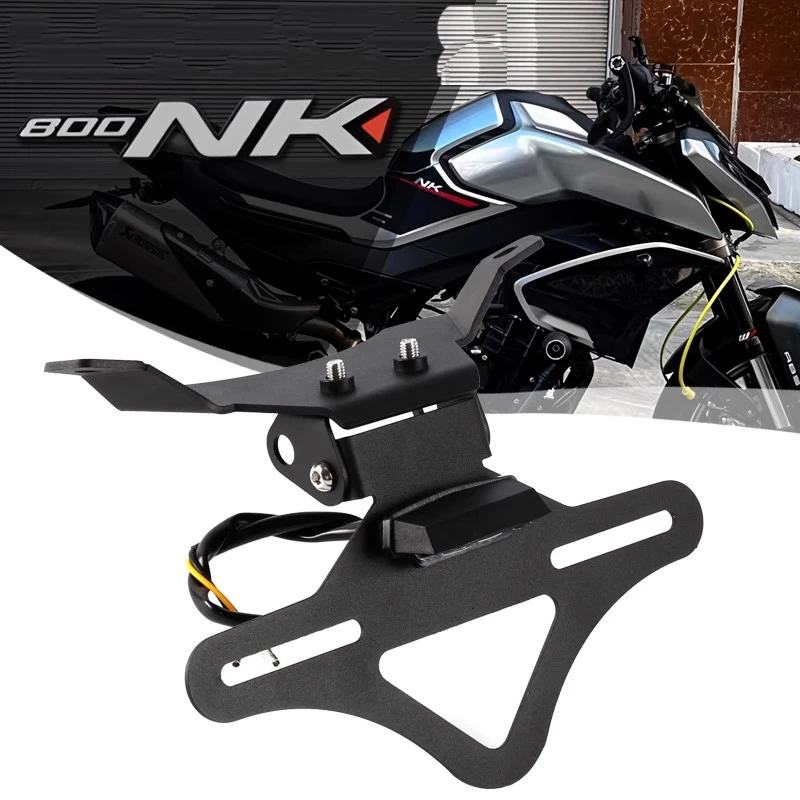

For CFMOTO 800nk NK800 2023 2024 Motorcycle Taillight License Plate Holder Bracket Tidy Fender Eliminator Tail Signal Lamp Plate