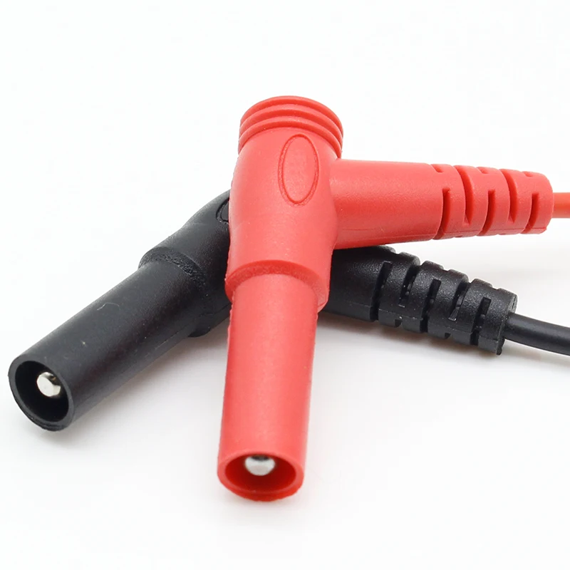 1pair Banana Plug To Test Hook Clip Probe Cable For Multimeter Test Equipment