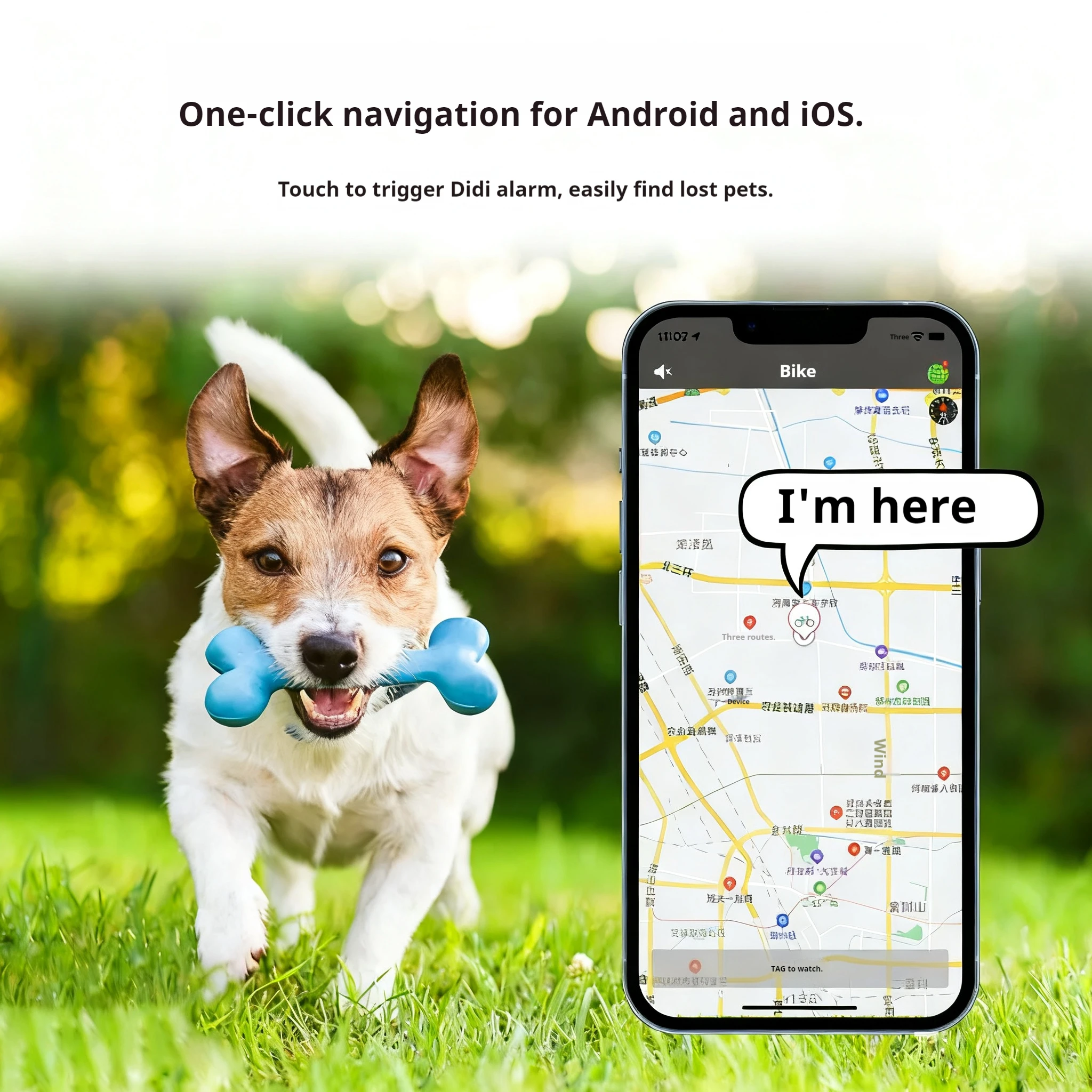 Smart Tag GPS Tracker Key Kids Finder Dog Cat Pet Airtag Locator Bluetooth Tracker Device Anti-lost Reminder for IOS Find My