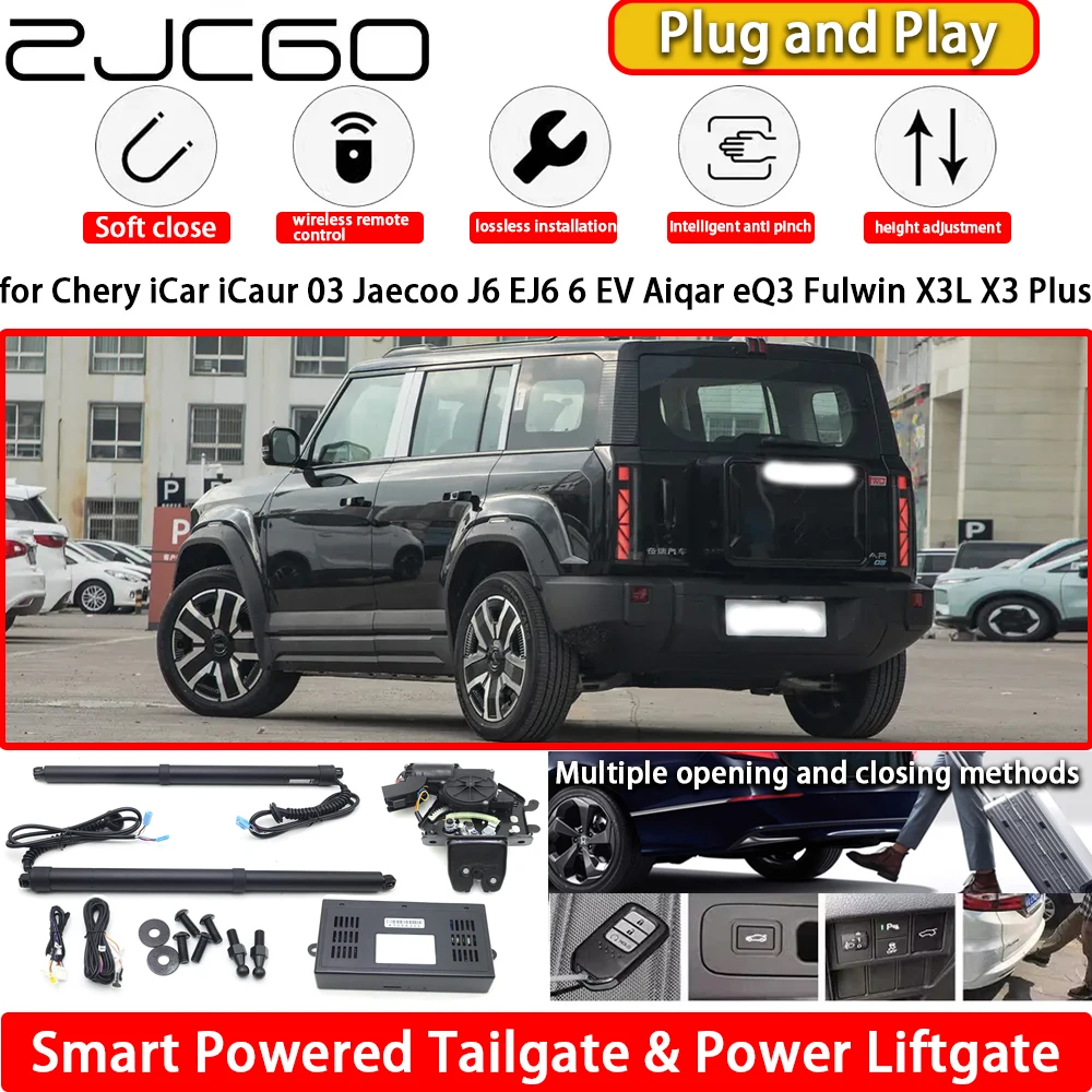 

for Chery iCar iCaur 03 Jaecoo J6 EJ6 6 EV Aiqar eQ3 Fulwin X3L X3 Plus Electric Powered Tailgate Power Liftgate Tail Gate Lift