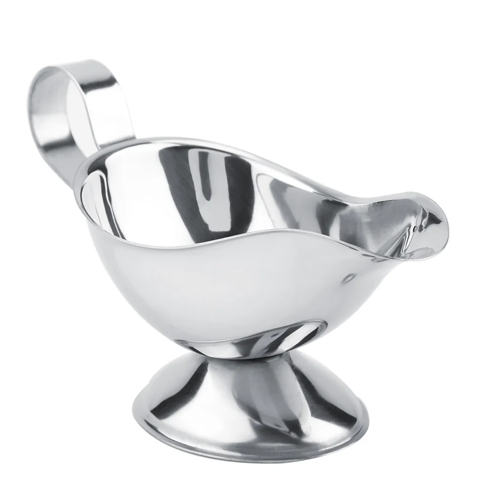 1 шт., лодка для приправ для стейка, перца, соуса из нержавеющей стали, контейнер для приправ для перцового соуса, ресторана, кухни